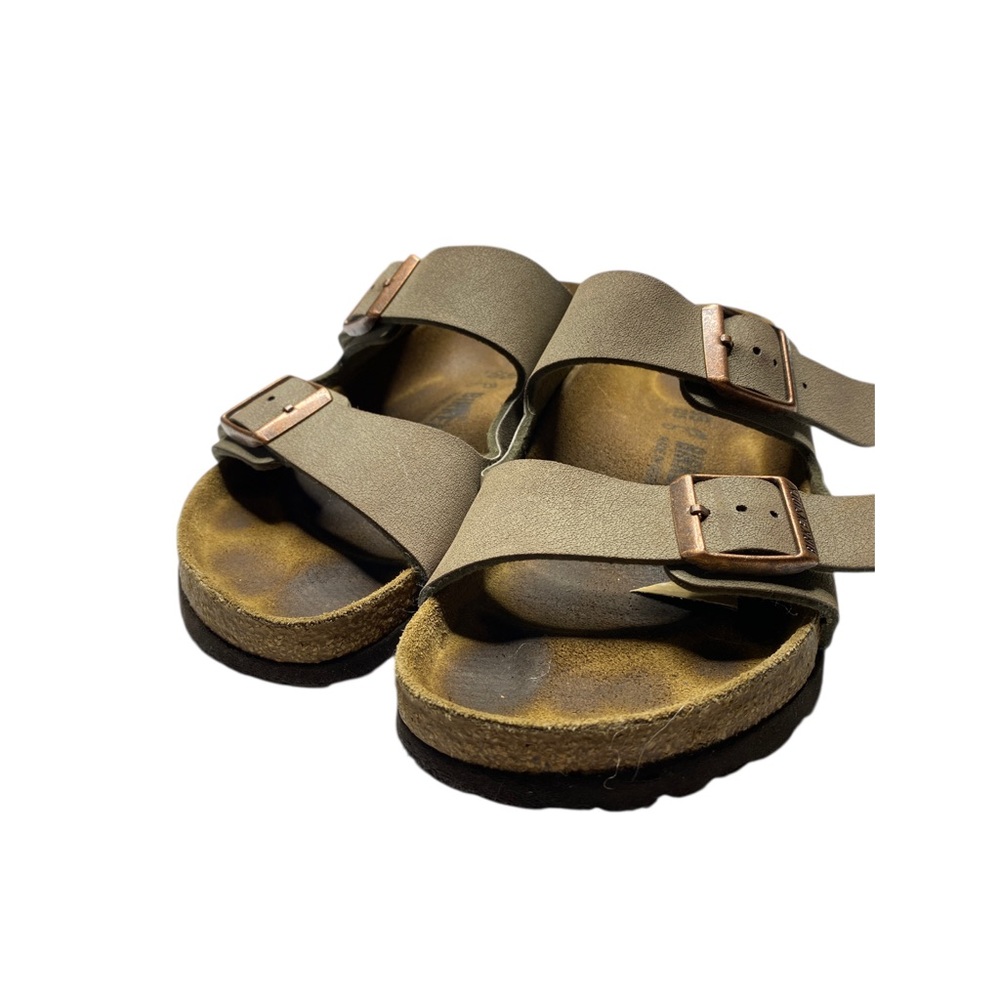 Birkenstock Kids Sandals in Olive Brown - Picture 5 of 10